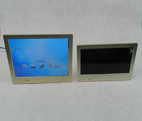 Metal Case High Resolution Digital Photo Frame For Supermarket
