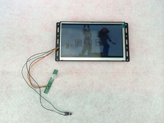 7 Inch Black 50 / 60HZ Rechargeable Digital Photo Frame With FCC / PSE