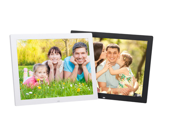 15W 350cm / d LCD Digital Photo Frame With Video Loop Play