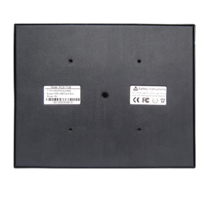 OEM High Resolution LCD Digital Photo Frame With Speaker In Front