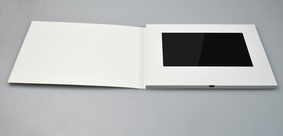 Customized LCD Screen Greeting Card 128MB Memory With Video Auto Play Loop