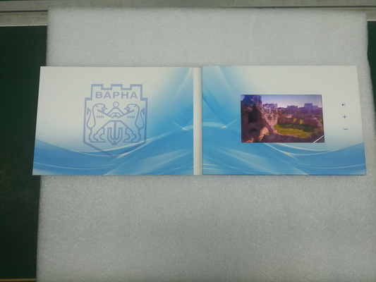 Advertising LCD Video Brochure 400cd Brightness For Business Gift PH502