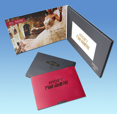High Contrast LCD Video Card 85 Degree View Angle 800 * 480 Resolution For Advertising