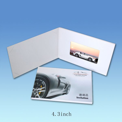 High Contrast LCD Video Card 85 Degree View Angle 800 * 480 Resolution For Advertising