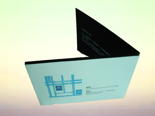 155 x 87mm Screen LCD Video Greeting Card With 4C Color Printing Multifunction Button
