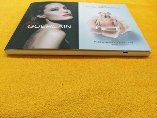 Customized Printing LCD Video Card 3 Inch With 1000mah Built - In Battery