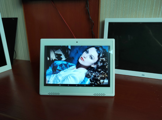 Desk / Table Top Type Touch Screen Digital Photo Frames 10 Inch Android 7.1