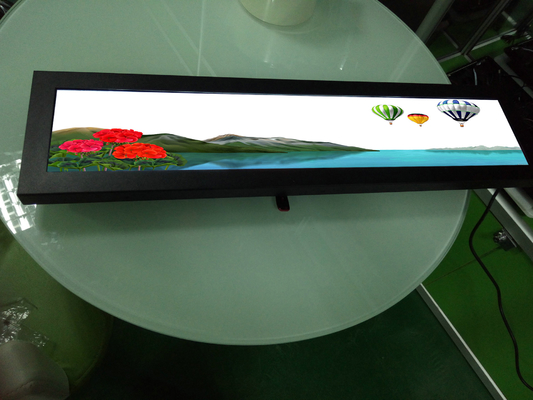 Bar Type Stretched Video Wall Digital Signage 28.5'' Android Version For Advertising