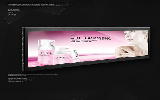 500 Nits Stretched Bar LCD Digital Advertising Display 28'' For Your POP Devices