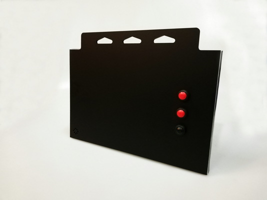 PIR motion sensor and battery operated 7 inch video screen for hanging on shelves/stands/POS displays
