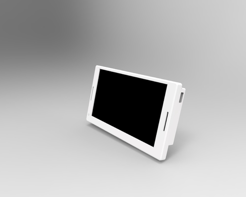 New arrival Private tooling HD 7'' video ad. screen  LCD video display with magnetic shelf hanging bracket