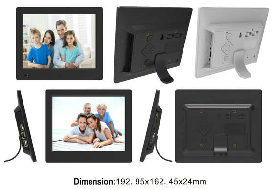 Remote Control LCD Digital Photo Frame 8 Inch Wide Viewing Angle 1 Year Warranty