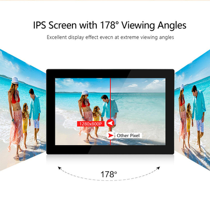 1280*800 Resolution WIFI Digital Photo Frame 10 Inch Cloud WiFi For Families