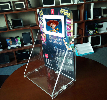 7 inch HD LCD acrylic counter display