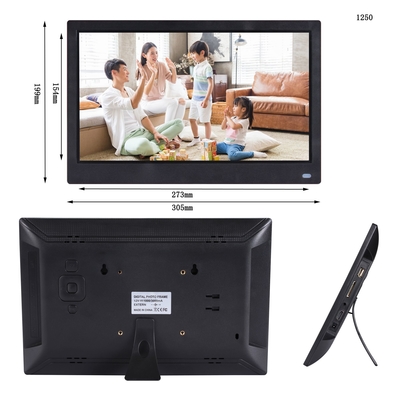 DC Power Input Touch Screen Digital Photo Frames 12.5'' IPS HD Android Touch Screen