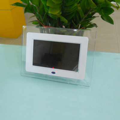 7 Inch IPS Screen High Resolution Digital Photo Frame 250-300cd/m2 Brightness