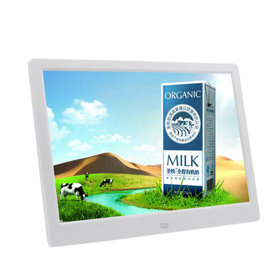 DC Input 12V 2A 12 Inch 1280*800px Wide Screen Digital Photo Frame