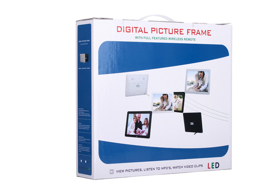 DC Input 12V 2A 12 Inch 1280*800px Wide Screen Digital Photo Frame