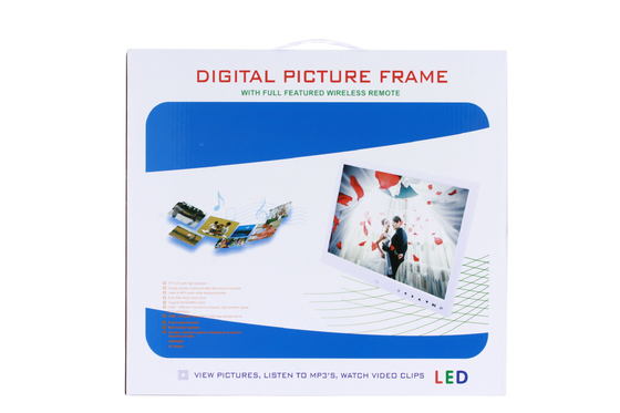 FHD 1920*1080px 12.5 Inches LCD Digital Photo Frames 300cd/m2