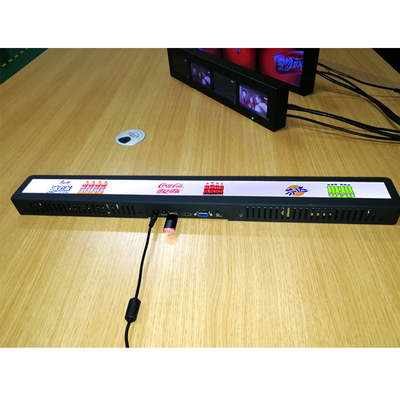 Remote management 21 inch  Android ultra-wide LCD shelf strip for marketing in stores, super market, malls