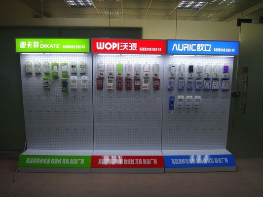 Advertising table top Acrylic Display Stands with hooks 120*2200*200mm