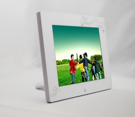 Funky TFT POP LCD Display 8 Inch Digital Photo Frame With Cardboard Display