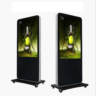 High Resolution Floor Standing LCD Advertising Player