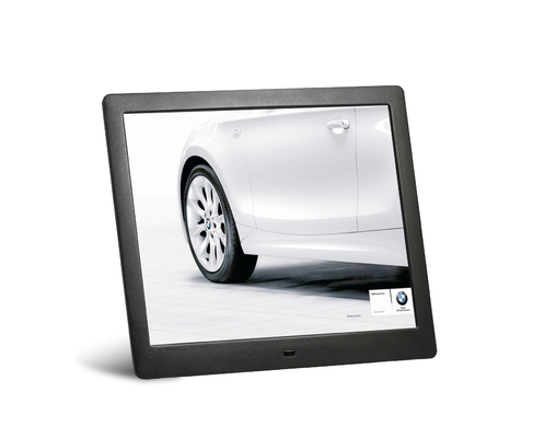 Decorative 10 Inch Motion Sensor Digital Photo Frame LCD AD Player With Key - Press Control
