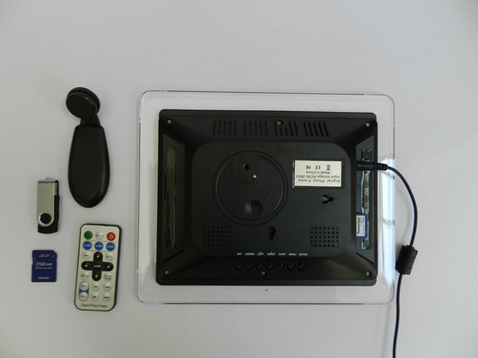8 Inch Acrylic High Resolution LCD Digital Photo Frame With Video Loop Play