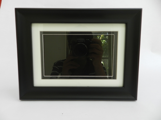 Fashion 7 Inch Wooden Desktop LCD Digital Photo Frame For Friendship / Wedding