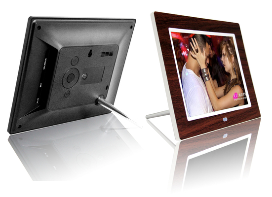 7 Inch Wooden Wedding Anniversary Electronic Photo Frames 110V-240V 50/60HZ