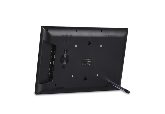 350cd/m2 16:9 13.3 Inch Black Digital Photo Frame With Video Loop Play