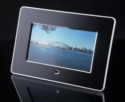 Advertising 7&quot; Metal Brushed POP LCD Display Screen With Video Loop Play