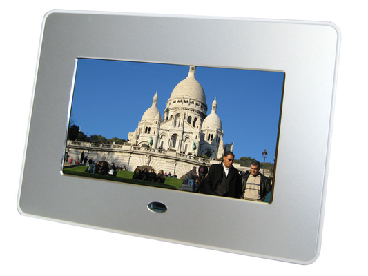 Advertising 7&quot; Metal Brushed POP LCD Display Screen With Video Loop Play