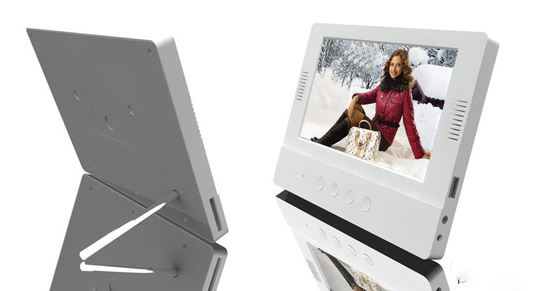 Decorative Family And Friends LCD Photo Frames With Functional Button 250cd/m2