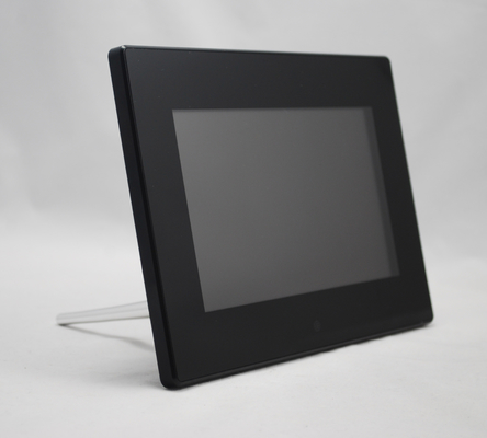 High Resolution 7 Inch Electronic Photo Frames Black With Multi - function Long Cable