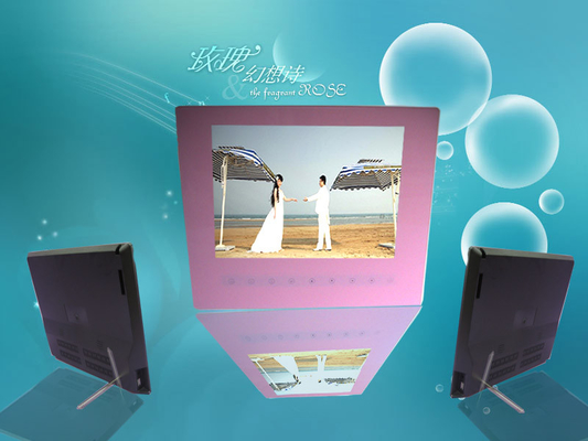 Pink 8&quot; USB 2.0 LCD High Resolution Digital Picture Frame With Music