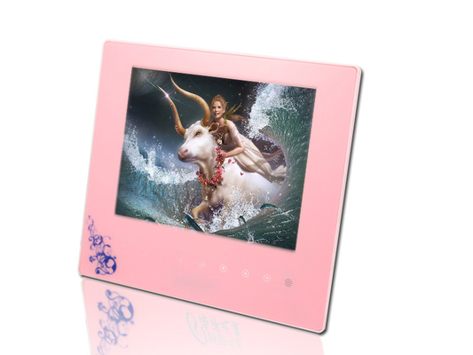 Pink 8&quot; USB 2.0 LCD High Resolution Digital Picture Frame With Music