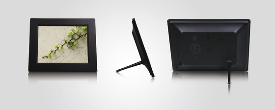 8 Inch Audio / Video / Photo Plastic Digital Pop Displays Digital Photo Frame