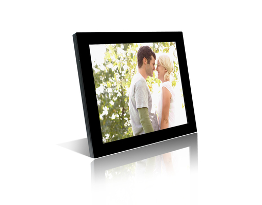 17 Inch Mirror Cover Desktop Digital Photo Frame With 1024*768 Resolution