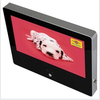Video 13.3&quot; Motion Sensor Digital Photo Frame With Flash Memory Card 1366*768