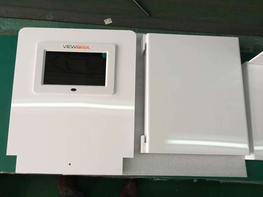 7 Inch 5MM White Acrylic POS LCD Display With 128MB - 8GB Flash Memory Card
