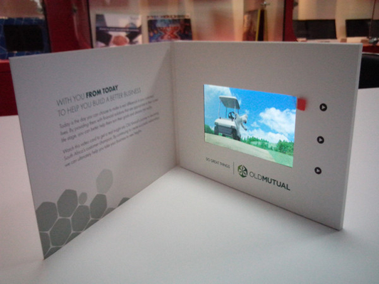 Personalized Gifts Custom Video Greeting Cards Built In Rechargeable 1400mah Battery