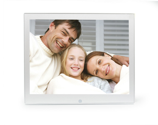 8 inch Video / Audio USB 2.0 Battery Operated Digital Photo Frame 250cd/m2
