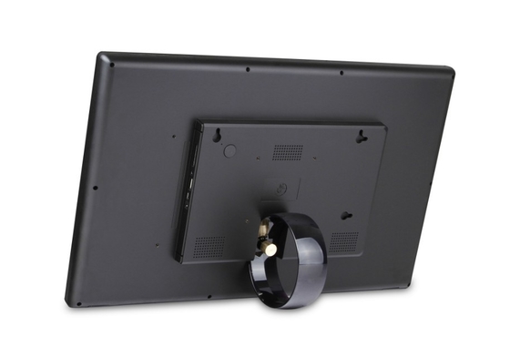 Black 18.5 Inch Wide Viewing Angle Touch Screen Digital Photo Frame 350cd/m2