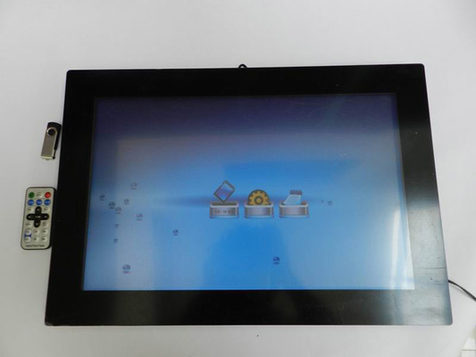 Acrylic HD 19 Inch Wall Mounted Digital Signage With Multi - Language