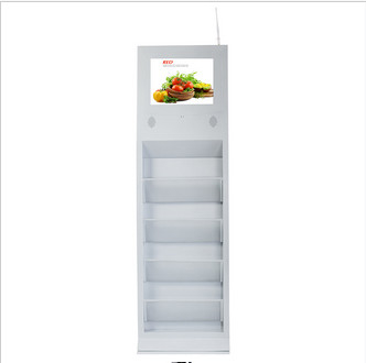 15&quot; USB 2.0 Magazine Floor Standing LCD Advertising Player With Flash Memory Card