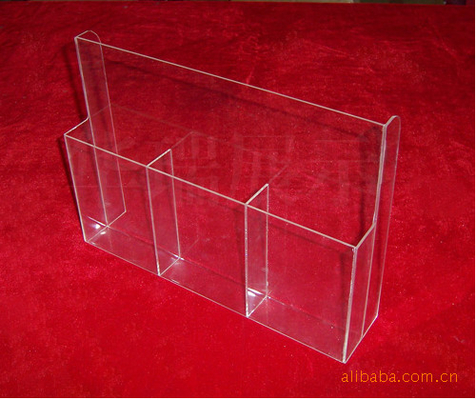 Advertising Clear Make Up Cosmetic Counter Top Display Stands With Color Uv Print