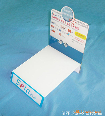 Customized fashionable literature Acrylic Display Stands for travel agencies