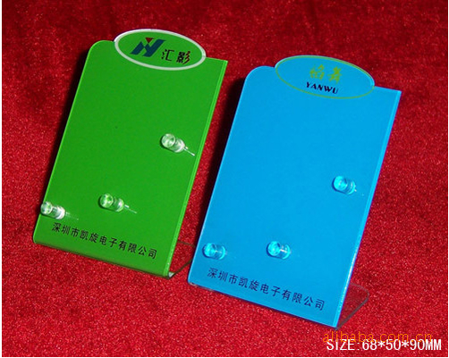 Green / Blue Portable Acrylic Brochure Display Stands For Shopping Malls